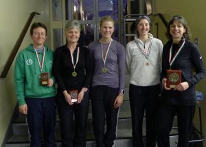 The Ladies Cross Country Team Winners of their league